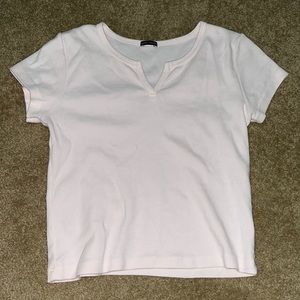 Brandy Melville Baby pink crop top fits like a small/medium